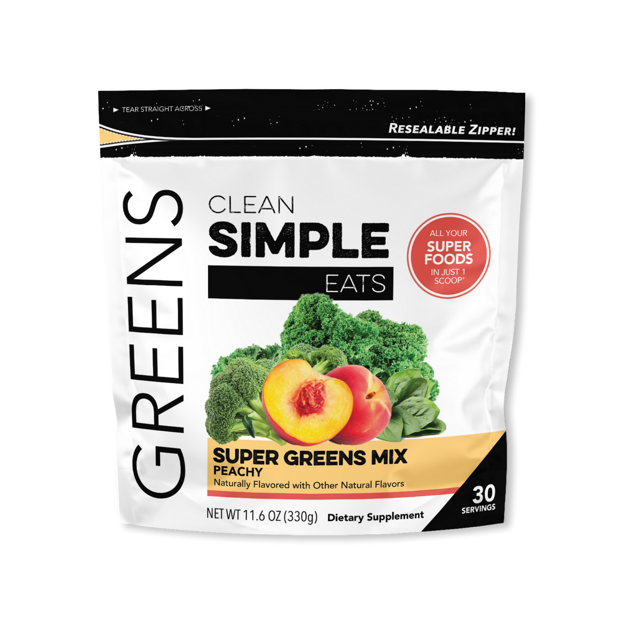 Greens: peachy greens mix 30 servings