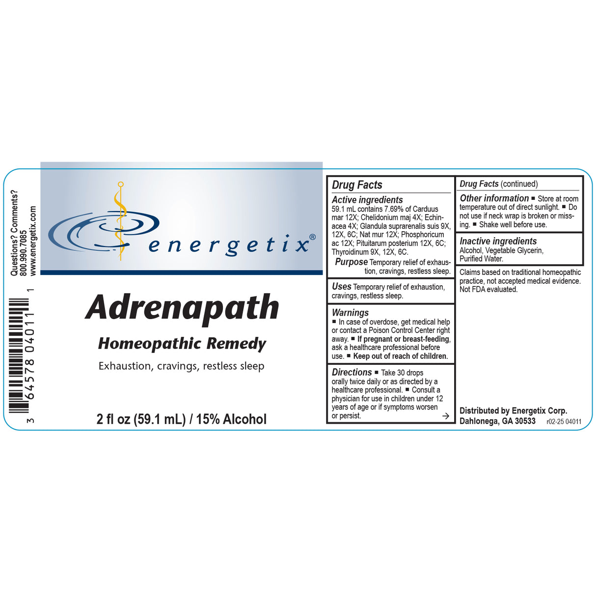 ADRENAPATH, 2oz liquid