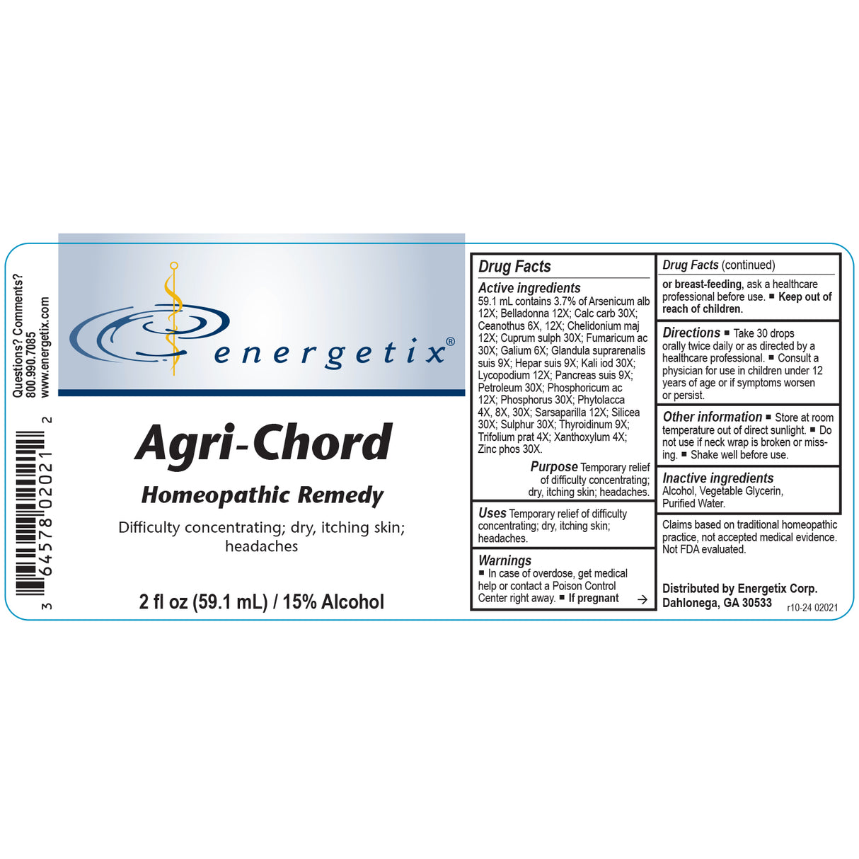 AGRI-CHORD, 2oz liquid