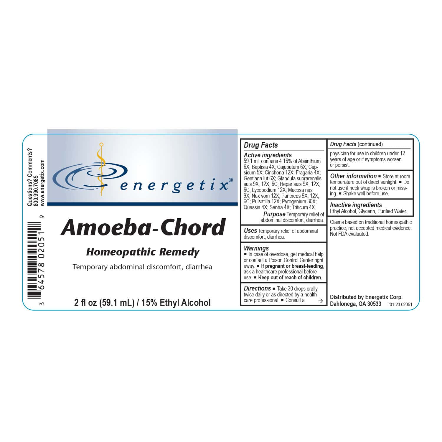 Amoeba-Chord, 2oz liquid