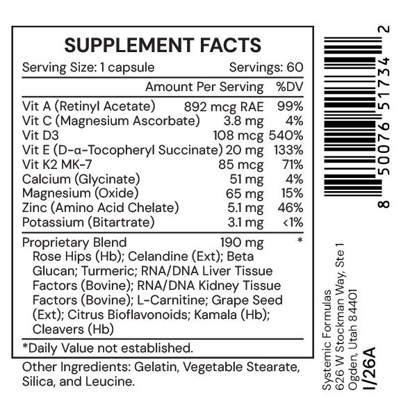 DV3 VITAMIN D3 PLUS, 60 capsules