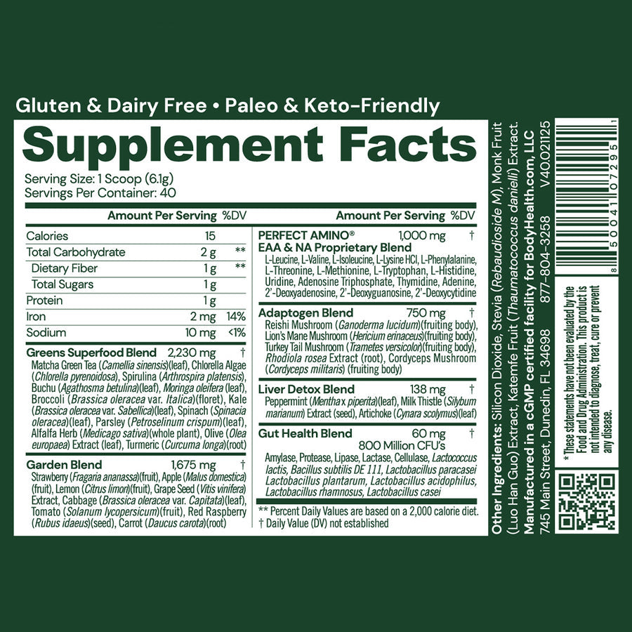 Perfect Greens Formula