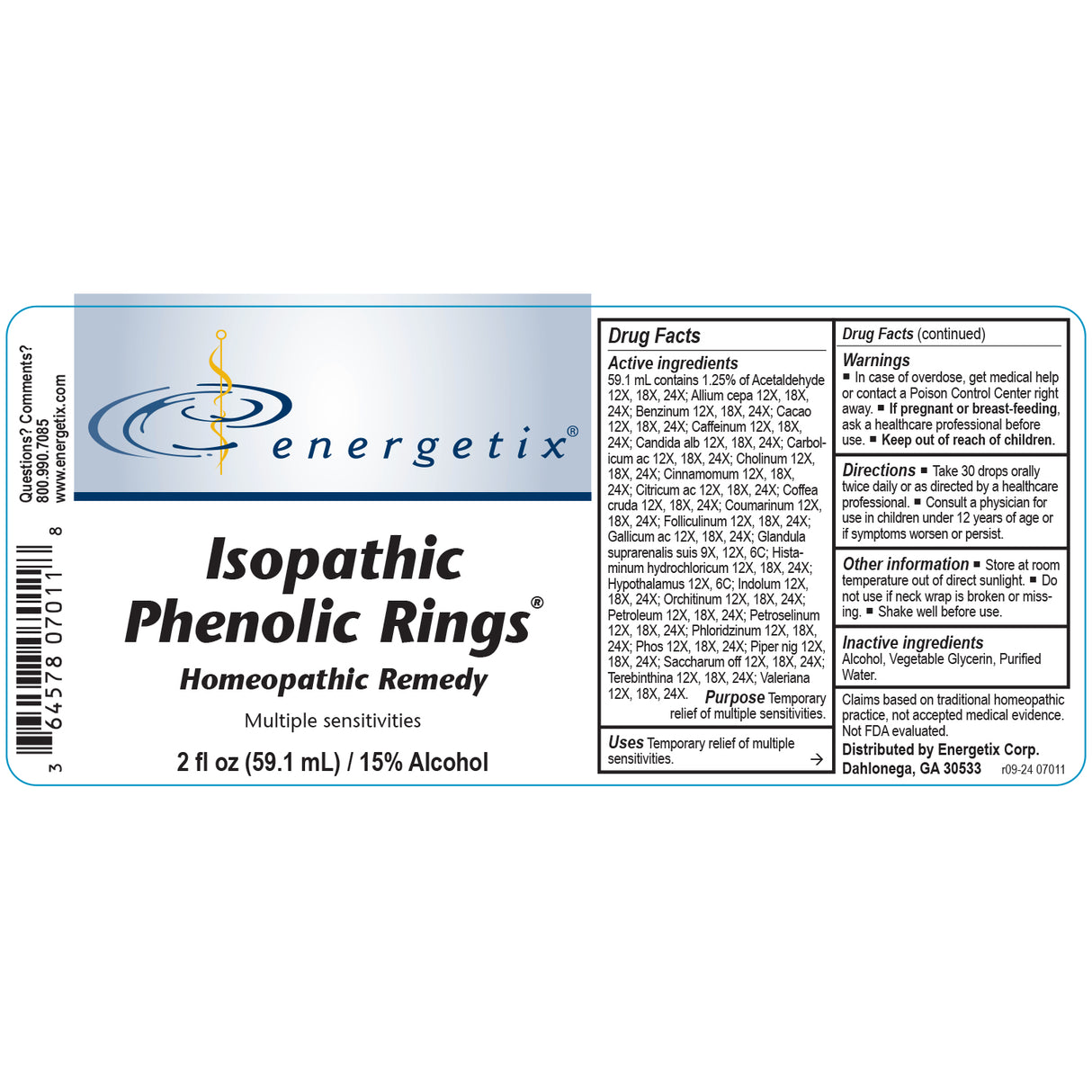 ISOPATHIC PHENOLIC RINGS