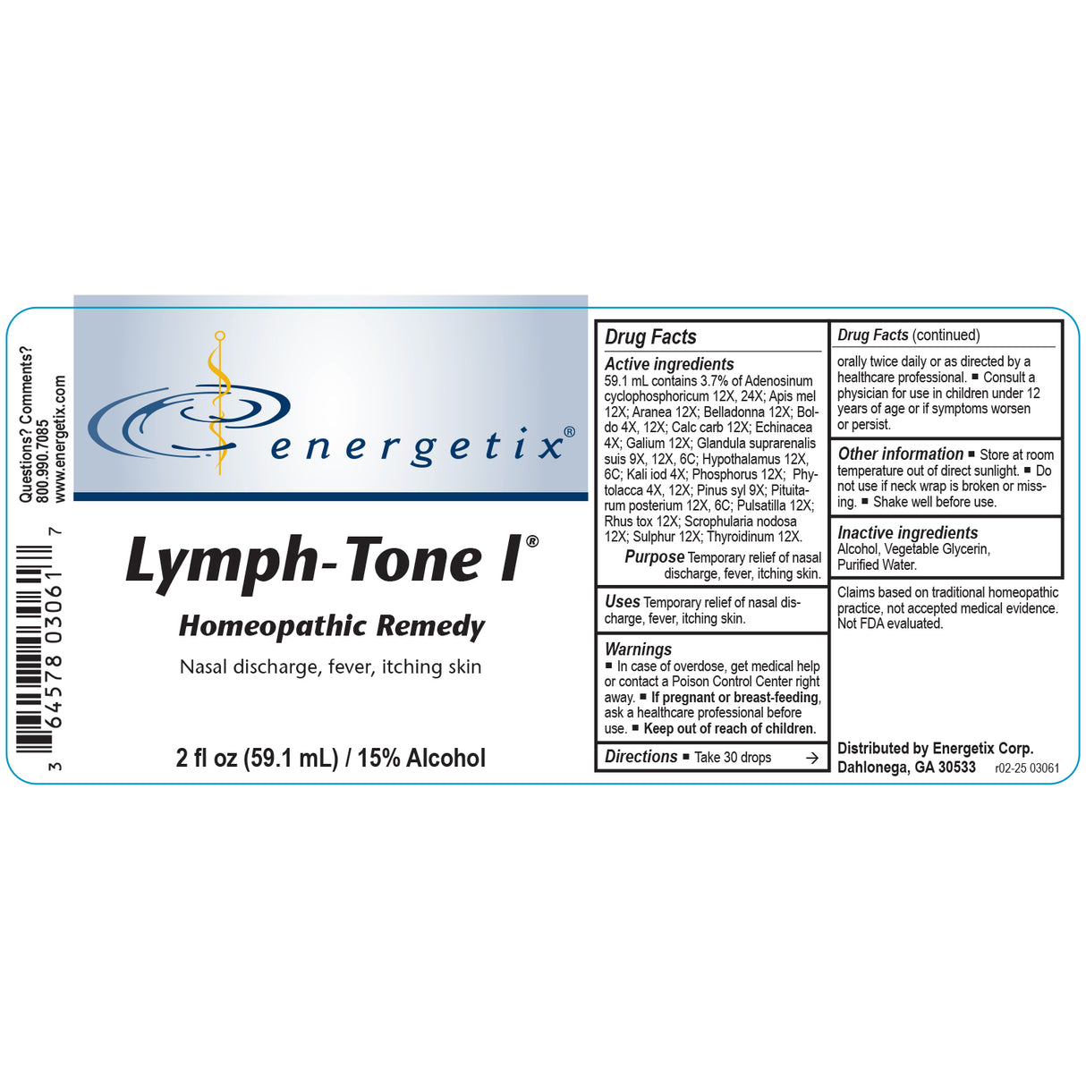 LYMPH TONE I