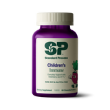An image of a bottle of SP Children's Immune, a supplement for kids supporting the immune system.