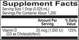 Liquid Vitamin D3 (Ortho)   