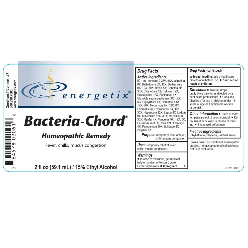 BACTERIA-CHORD, 2oz liquid