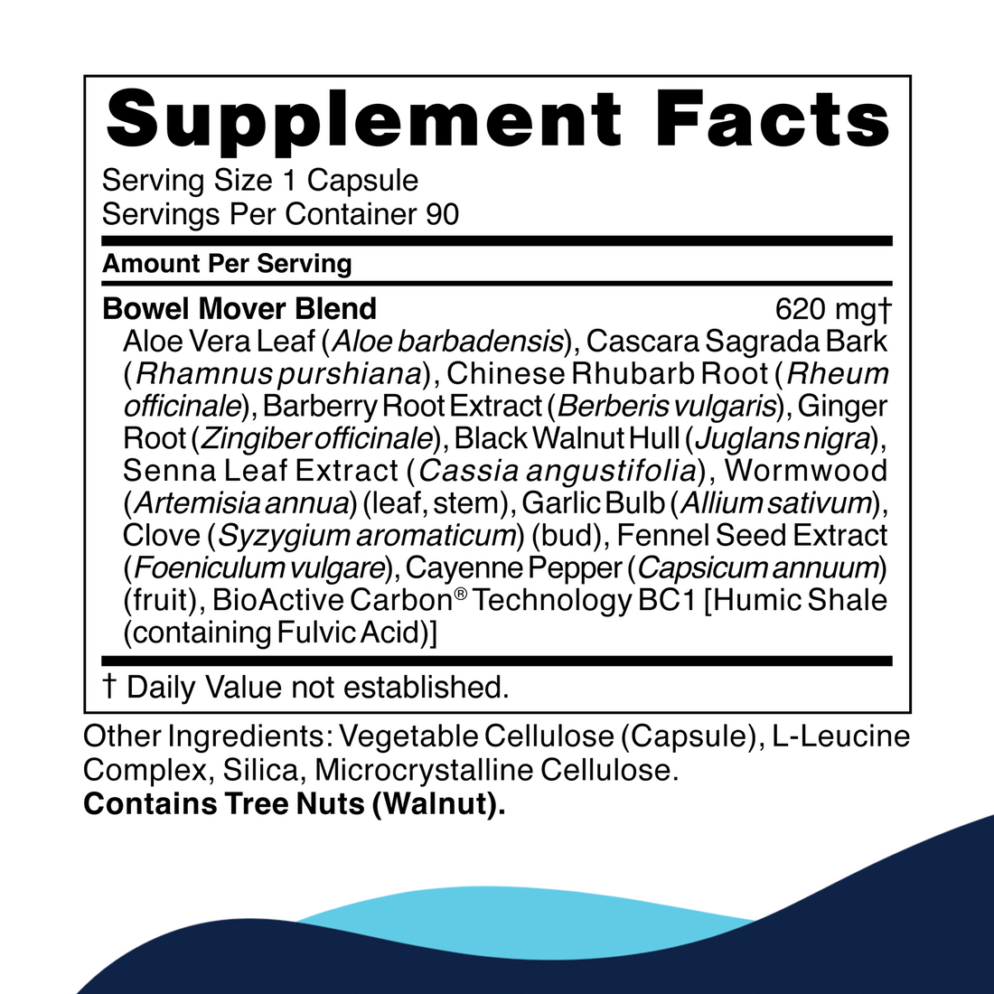 Bowel Mover: Digestive & Detox Support 90 Capsules