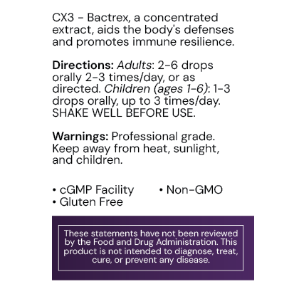 CX3 BACTREX   