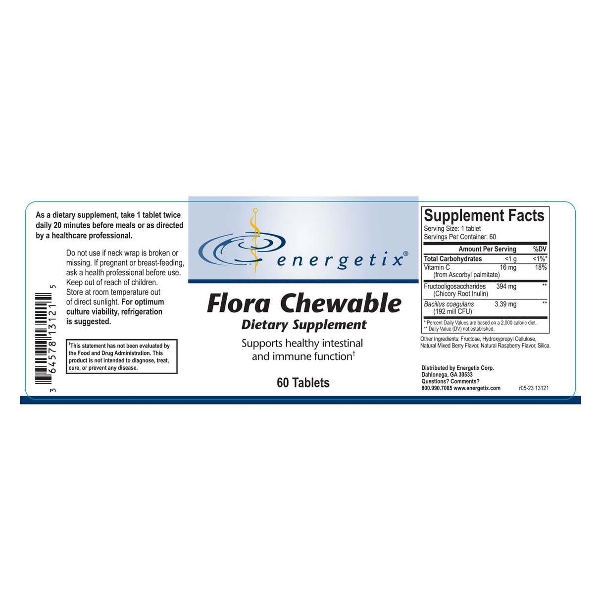 FLORA CHEWABLE (60 WAFERS)   