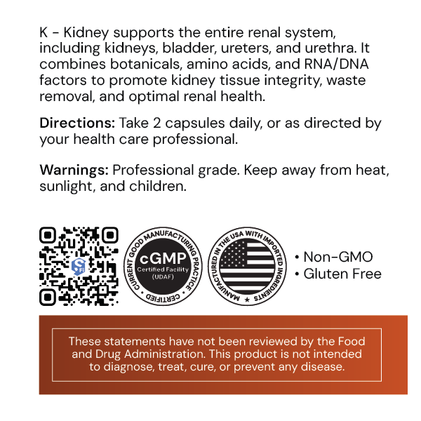 K KIDNEY, 60 capsules   