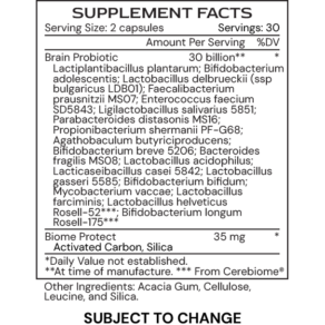 Neuro µBiomic - Alimentum Labs