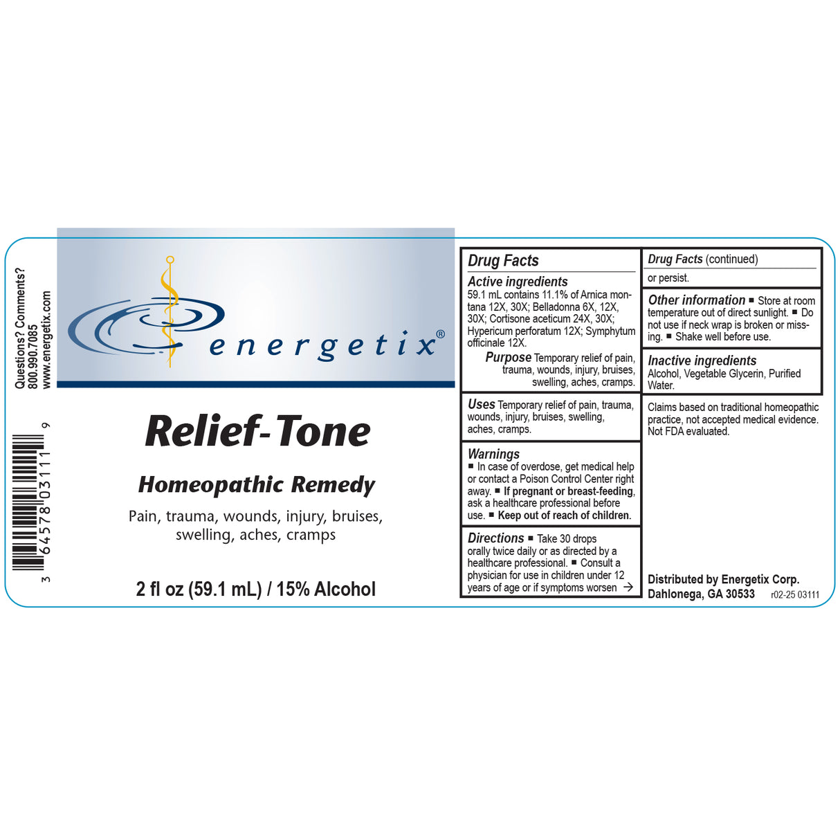 RELIEF TONE   