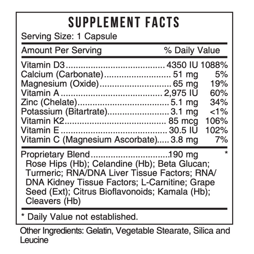 DV3 VITAMIN D3 PLUS, 60 capsules 