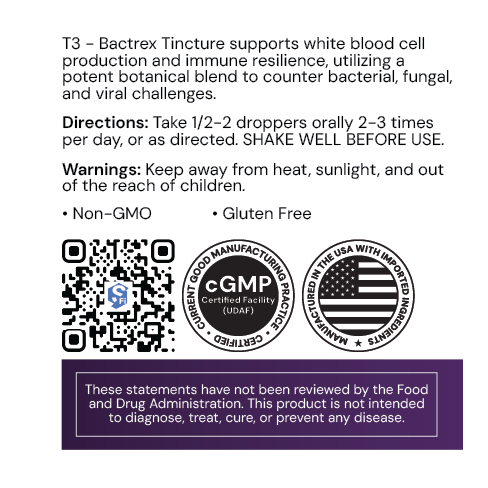 T3 Bactrex Tincture   