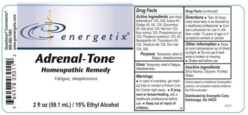 ADRENAL TONE, 2oz liquid
