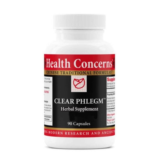 Health Concerns Clear Phlegm, 90 capsules